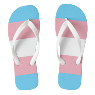 LGBTQ+-Stolz für Transgender-Flag Flip Flops
