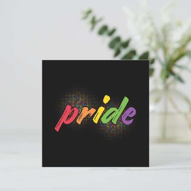 LGBTQ - Stolz - Regenbogenfarben (Stehend Vorderseite)