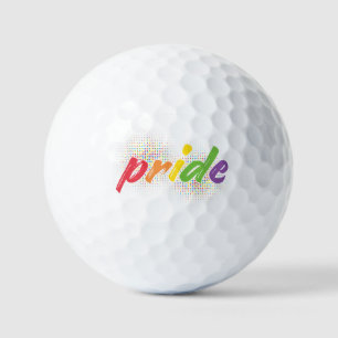 LGBTQ - Stolz - Regenbogenfarben Golfball