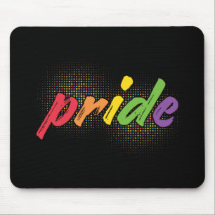 LGBTQ - Stolz - Regenbogenfarben Mousepad