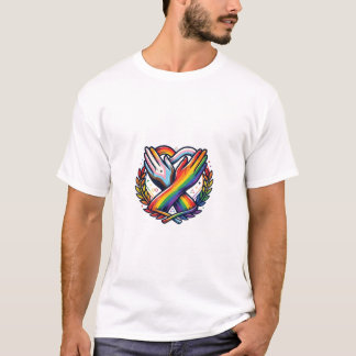 LGBTQ-Stolz und Neurodiversitäts-Einheits-Grafik T-Shirt