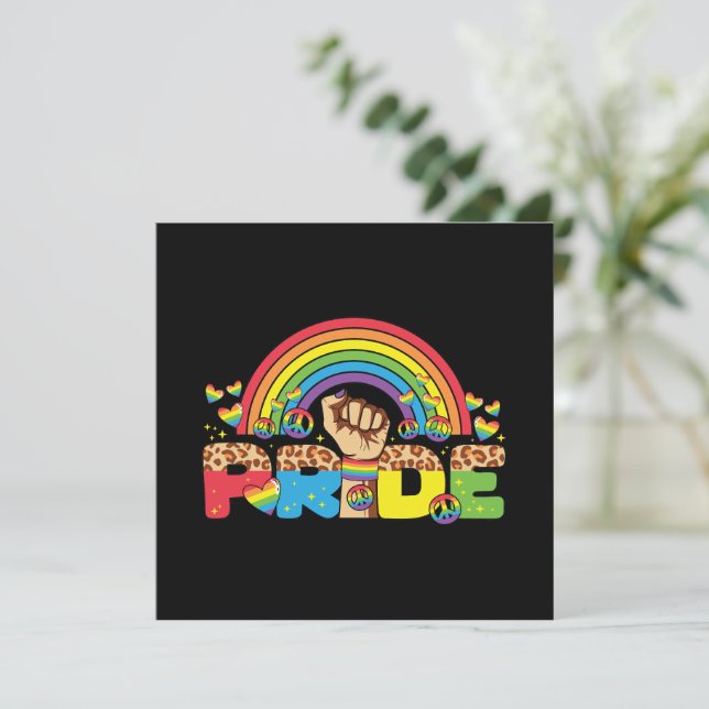 LGBTQ - Stolz und Regenbogen (Stehend Vorderseite)