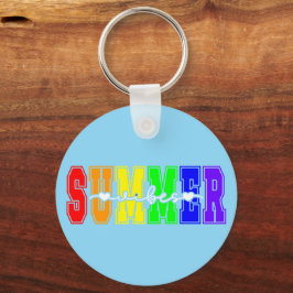 LGBTQ Summer Vibes | Rainbow Pride Schlüsselanhänger