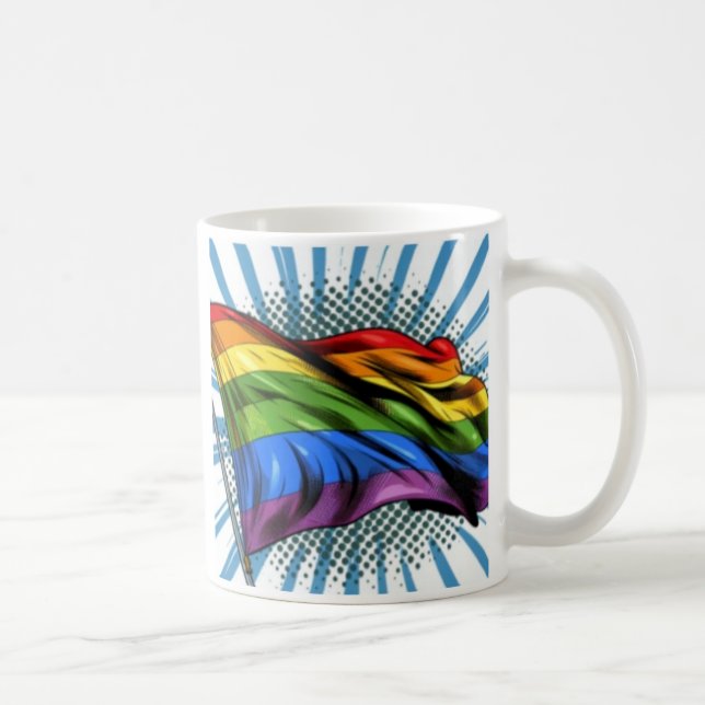 LGBTQ+-Tasse Kaffeetasse (Rechts)