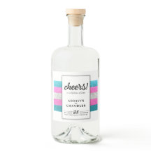 LGBTQ Trans Chic Modern White Wedding Glitzer