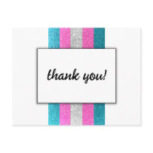 LGBTQ Trans Chic Modern White Wedding Glitzer