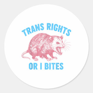 Lgbtq Transgender Equality Trans Rights O Runder Aufkleber