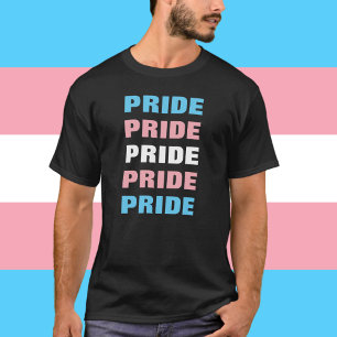 LGBTQ Transgender Stolz anpassbarer wiederholter T T-Shirt