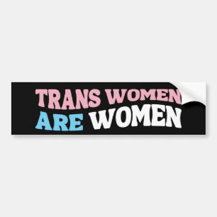 LGBTQ Transgender Trans Frauen sind Frauen Autoaufkleber