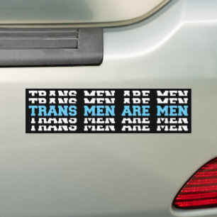 LGBTQ Transgender Trans Men sind Männer Autoaufkleber