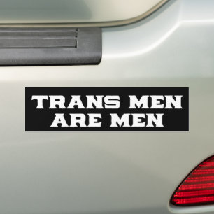 LGBTQ Transgender Trans Men sind Männer Autoaufkleber