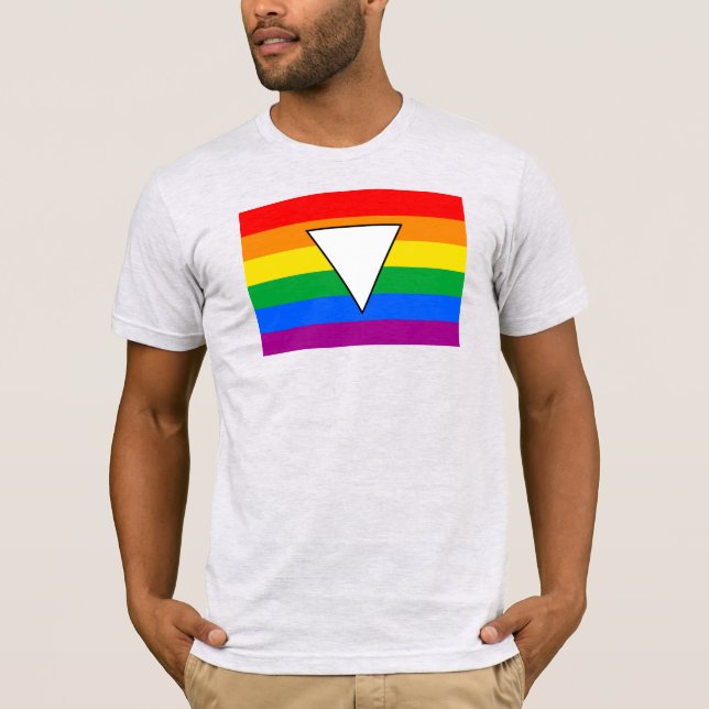LGBTQ+ Triangle und Regenbogenfoto T-Shirt (Vorderseite)