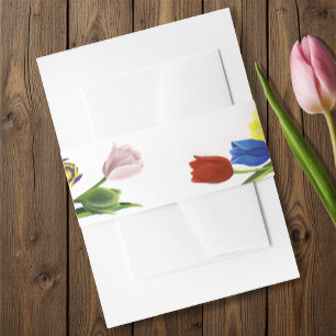 LGBTQ und Tulips-Blume Einladungsbanderole