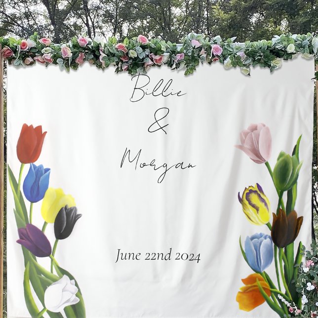 LGBTQ und Tulips-Blume Wandteppich (Von Creator hochgeladen)