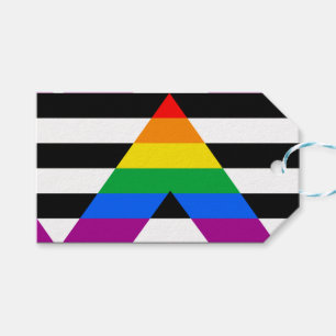 LGBTQ+ Unterstützerflagge Geschenkanhänger