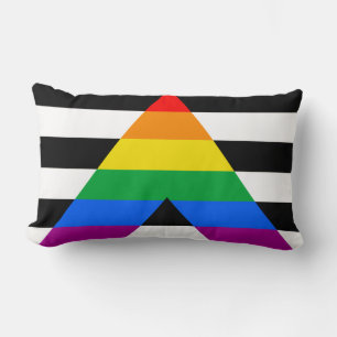 LGBTQ+ Unterstützerflagge Lendenkissen