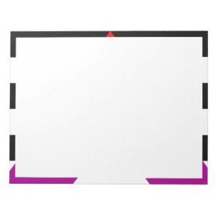 LGBTQ+ Unterstützerflagge Notizblock