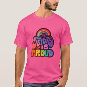 LGBTQ+-Unterstützung für die Zukunft ist stolz auf T-Shirt