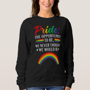 LGBTQ-Unterstützung für Gleichstellungsfragen Sweatshirt