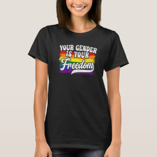 LGBTQ-Unterstützung für Gleichstellungsfragen T-Shirt