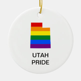 LGBTQ UTAH PRIDE Keramik Ornament