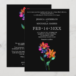 🌈 LGBTQ Vow Bloom Petals & Pride Einladung