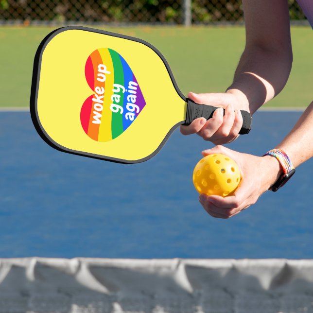 LGBTQ Weckte wieder Gay Pickleball Schläger (InSitu)