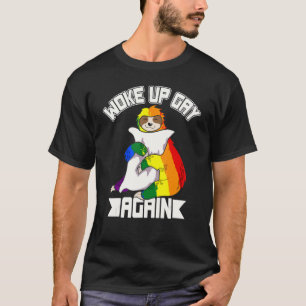 Lgbtq Weckte wieder schwul T-Shirt