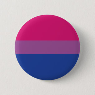 LGBTQI+ Bisexuelle Flagge Button