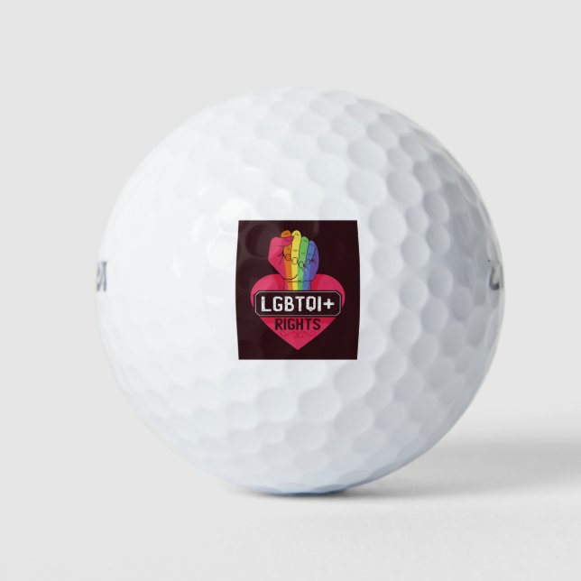 Lgbtqi Golfball (Vorderseite)