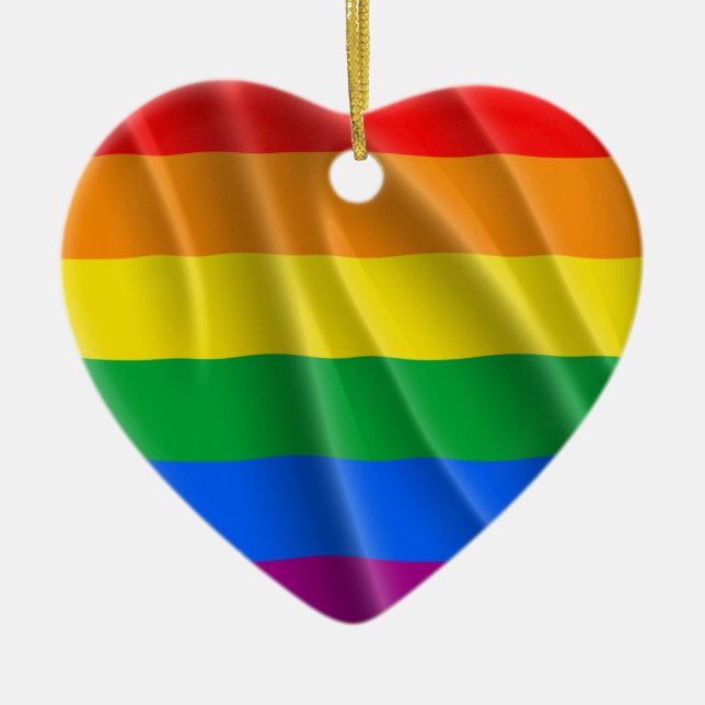 LGBTQI PRIDE KERAMIKORNAMENT (Vorne)