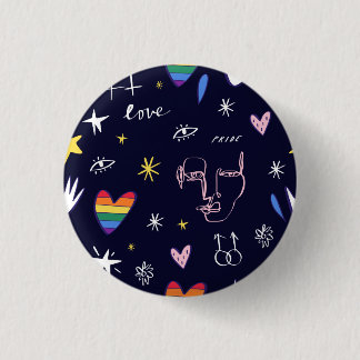 LGBTQI PRIDE TRANS GAY LESBIAN BUTTON