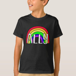 LGBTQIA+ Allegie | Regenbogenflagge T-Shirt