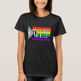 LGBTQIA+ Allegie | Regenbogenflagge T-Shirt