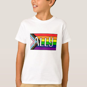 LGBTQIA+ Allegie   Regenbogenflagge T-Shirt