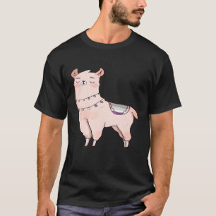 LGBTQIA Alpaca Ace Pride asexual Llama Süße Tier T-Shirt