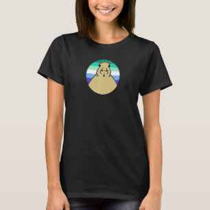 Lgbtqia+ Capybara im Regenbogenkreis des Stolzes s T-Shirt
