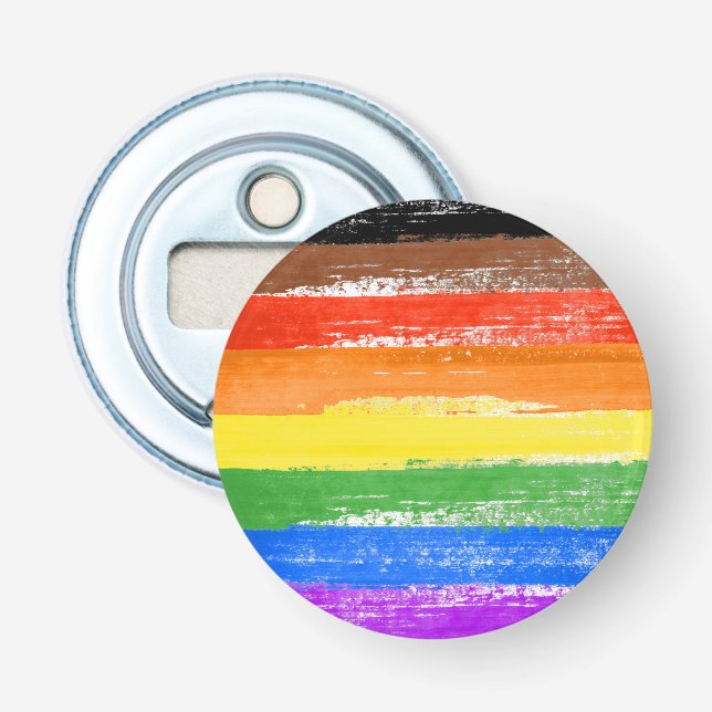 LGBTQIA+-Farbton Flaschenöffner (Vorderseite)