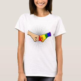 LGBTQIA+ Fauststoß-Unterstützer*in T-Shirt