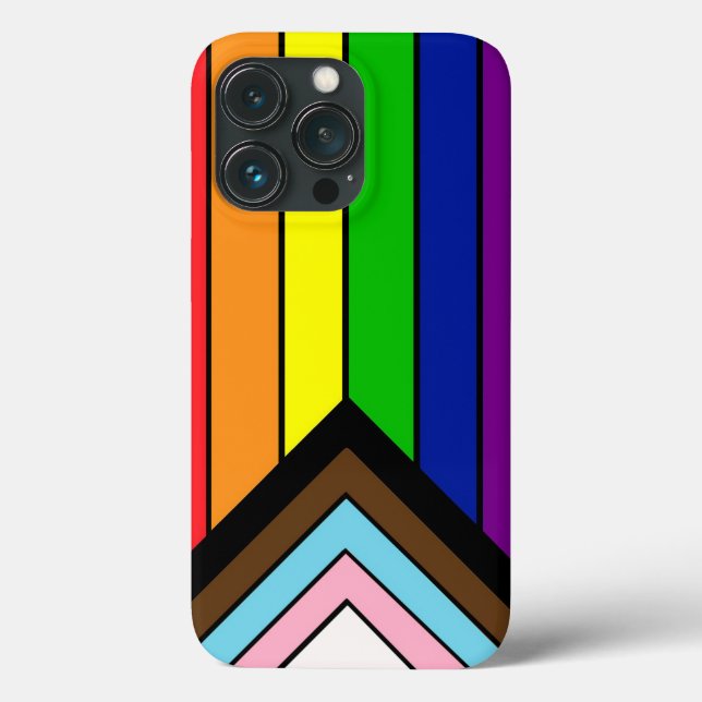 LGBTQIA+-Flag Case-Mate iPhone Hülle (Rückseite)