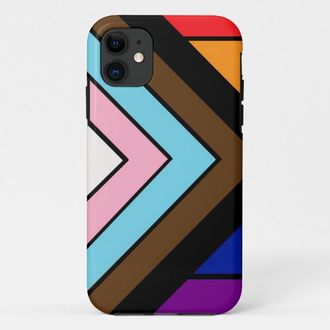 LGBTQIA+-Flag Case-Mate iPhone Hülle (Rückseite)