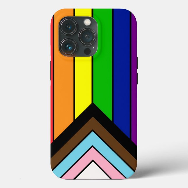 LGBTQIA+-Flag Case-Mate iPhone Hülle (Rückseite)