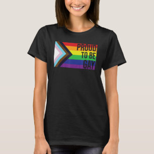 LGBTQIA+ Flag LGBTQ+ Flag FLAGE stolz zu Gay T-Shirt