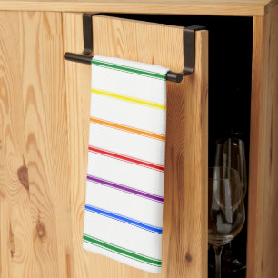 LGBTQIA-Gay Pride 6 Regenbogen-Knickband Geschirrtuch