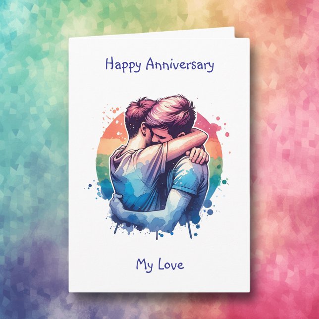 LGBTQIA+ | Happy Anniversary Meine Liebe Karte (Von Creator hochgeladen)