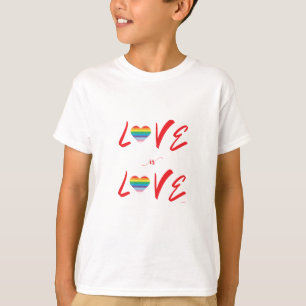 LGBTQIA-Liebe gewinnt immer Rainbow Pride T - Shir T-Shirt