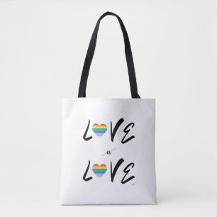 LGBTQIA LIEBE ist LIEBE, Regenbogenflagge Herztote
