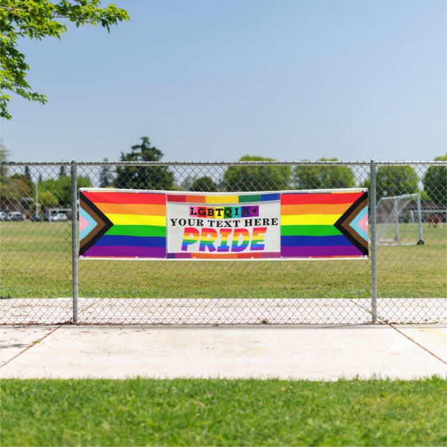 LGBTQIA+ PERSONALISIERTER GAY PRIDE BANNER (Insitu)