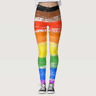 LGBTQIA+ Pride-Farbe Leggings