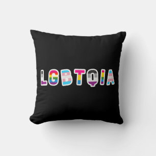 LGBTQIA Pride Flag LGBT Asexual Bi Pansexual Tran Kissen